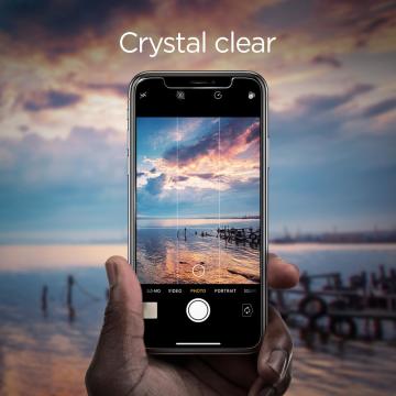 Spigen iPhone 11 Pro Cam Ekran Koruyucu Kolay Kurulum GLAS.tR EZ Fit Slim HD (2 Adet)