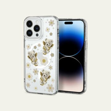 iPhone 14 Pro Max Kılıf, Ciel by Cyrill Shine Mag Clear Glitter Dream Garden (MagSafe Uyumlu)