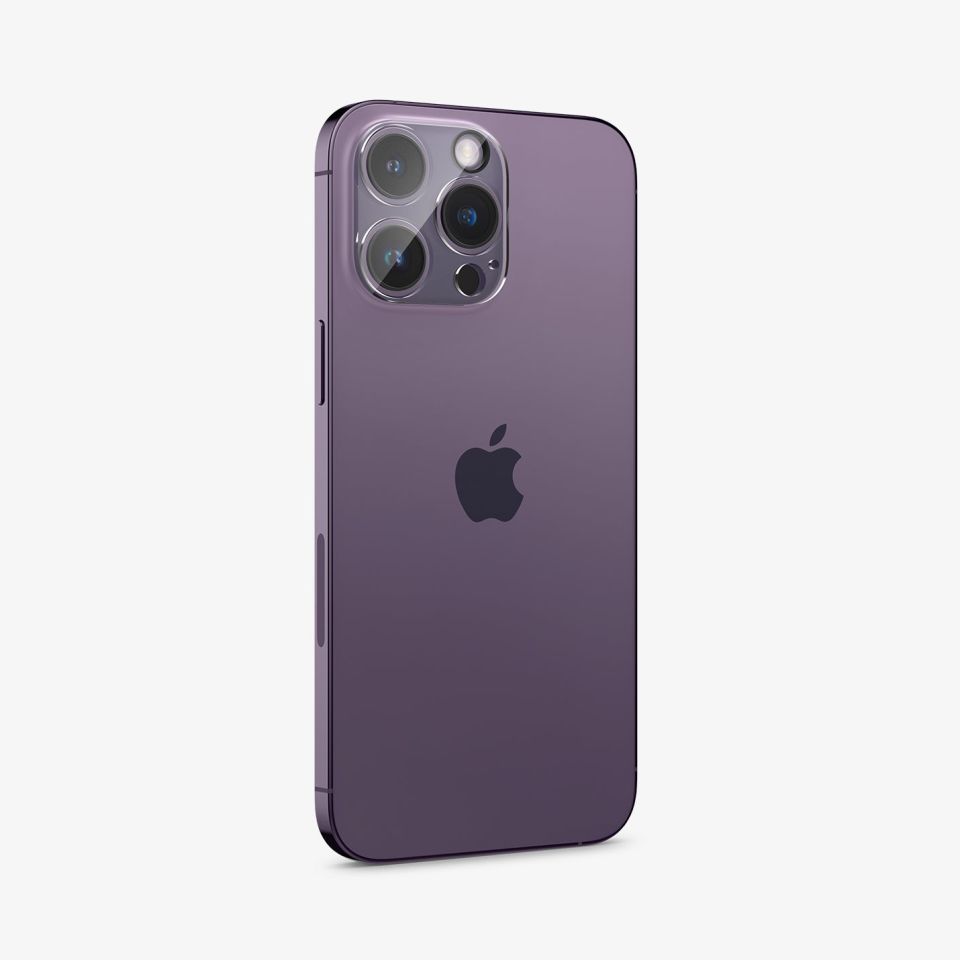 Spigen iPhone 16 Pro Max / 16 Pro / 15 Pro Max / 15 Pro / 14 Pro Max / 14 Pro Kamera Lens Camı Koruyucu Glas.tR Optik (2 Adet)