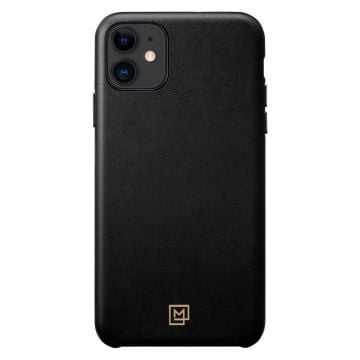 iPhone 11 Kılıf, Spigen La Manon Câlin Premium Deri Tasarım Chic Black