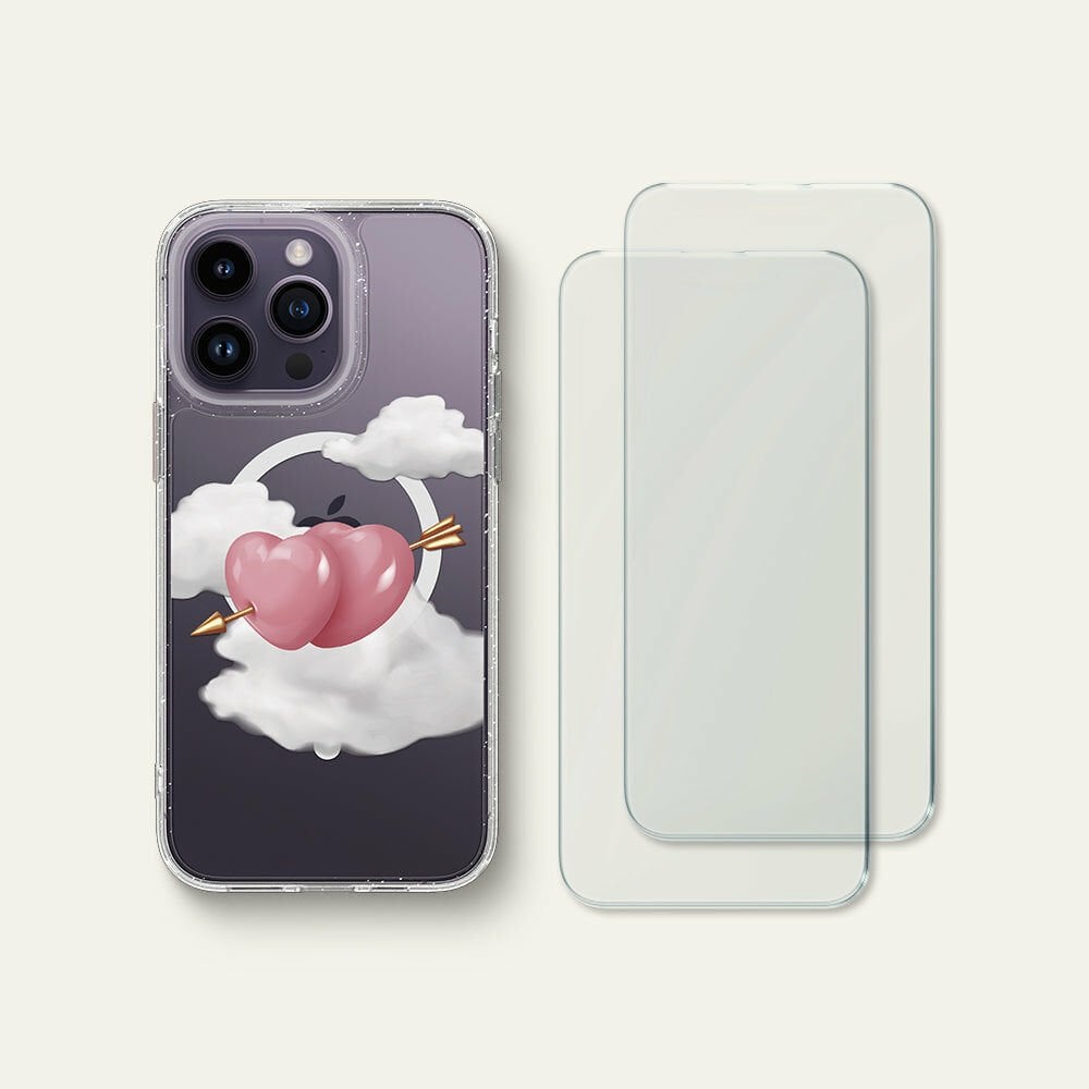 iPhone 14 Pro Max Kılıf, Ciel by Cyrill Shine Mag Clear Glitter Candyland (MagSafe Uyumlu) Crystal Orange