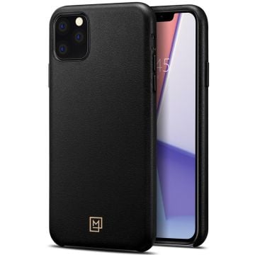 iPhone 11 Pro Kılıf, Spigen La Manon Câlin Premium Deri Tasarım Chic Black