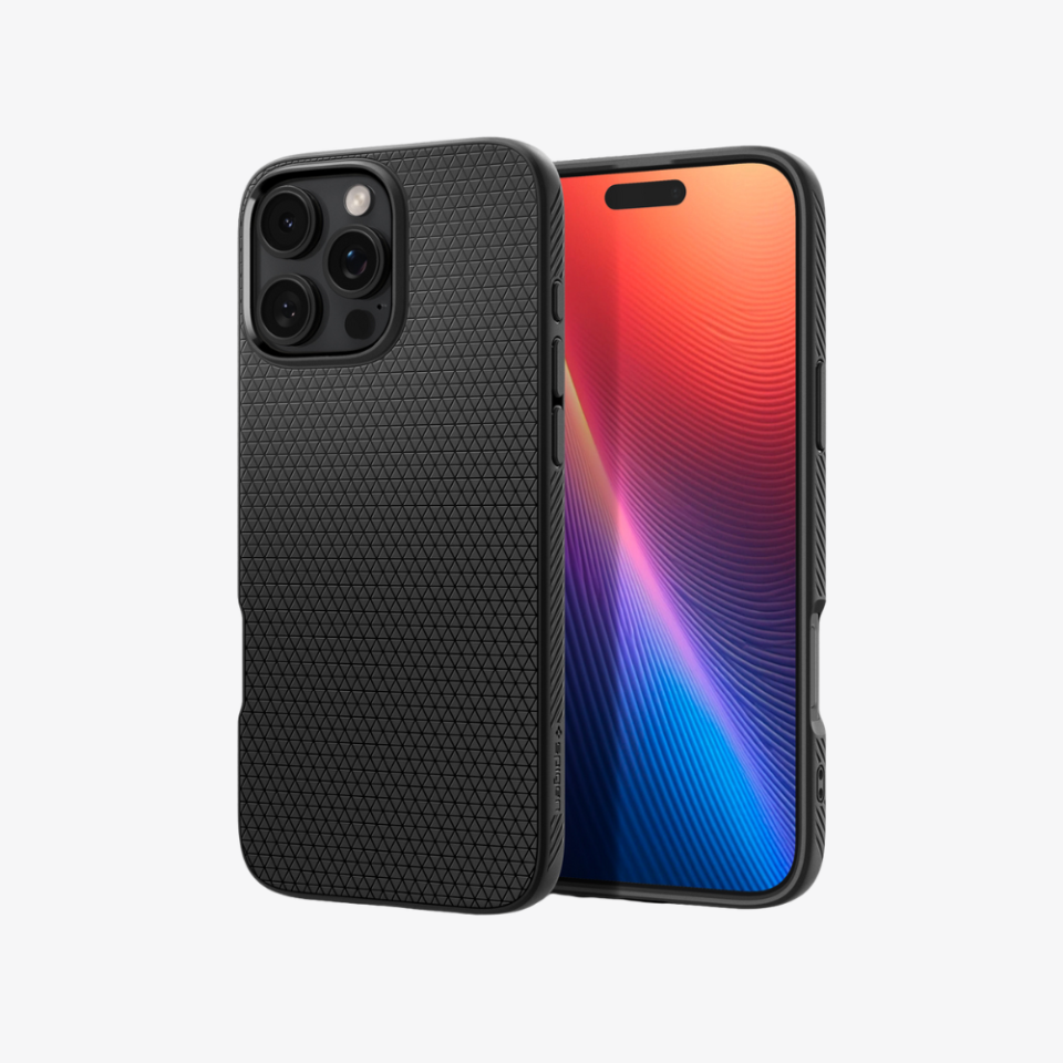 Spigen iPhone 16 Pro Max Kılıf Liquid Air Matte Black