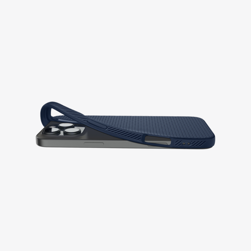 Spigen iPhone 16 Pro Max Kılıf Liquid Air Navy Blue