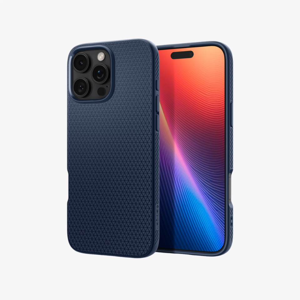 Spigen iPhone 16 Pro Max Kılıf Liquid Air Navy Blue