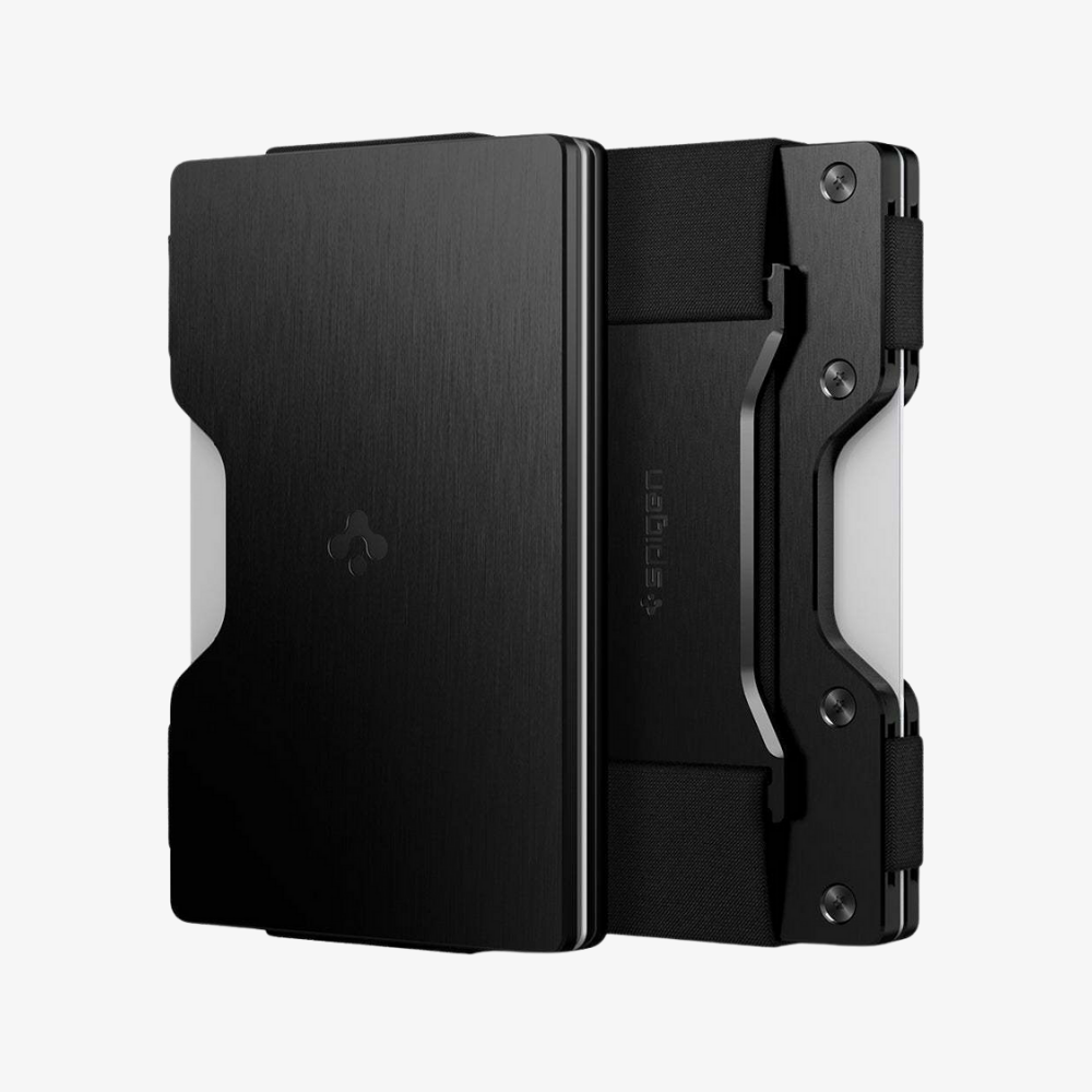 Spigen Cüzdan Kart Tutucu Kılıf Card Holder Wallet S İnce Minimalist Kredi Kartı Tutacağı Black