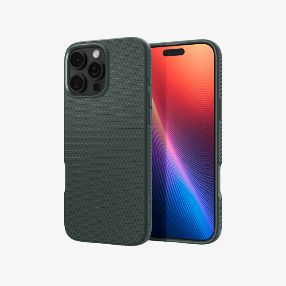 Spigen iPhone 16 Pro Max Kılıf Liquid Air Abyss Green