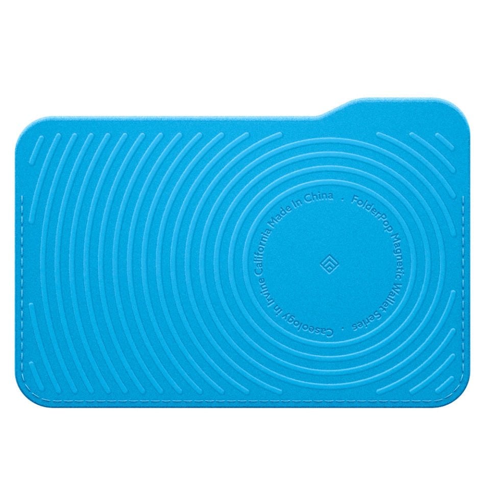 Caseology MagSafe İle Uyumlu 3 Kart Hazneli Cüzdan Sky Blue Music
