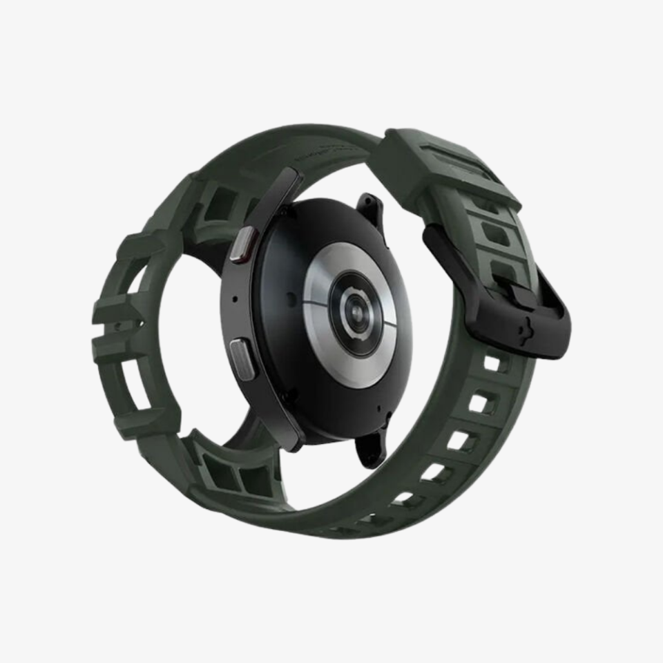 Galaxy Watch 5 / 4 (44mm) Kılıf, Spigen Rugged Armor Pro Military Green