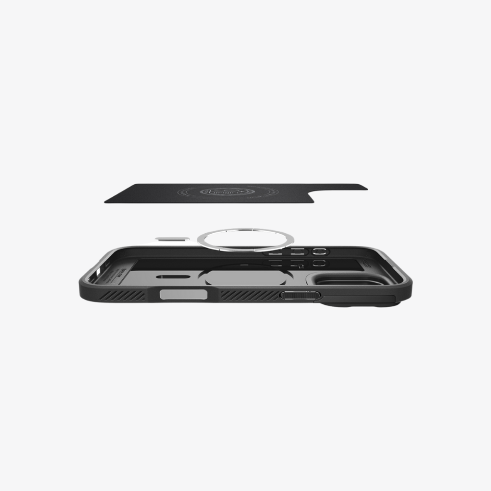Spigen iPhone 16 Pro Max Kılıf Optik Armor MagFit MagSafe Özellikli Black