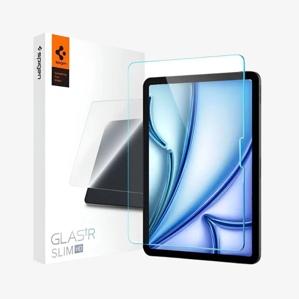 Spigen iPad Air 11'' M3 (2025) / M2 (2024) Cam Ekran Koruyucu GLAS.tR Slim HD