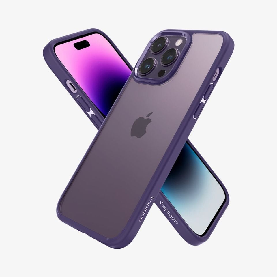 iPhone 14 Pro Max Kılıf, Spigen Ultra Hybrid Deep Purple