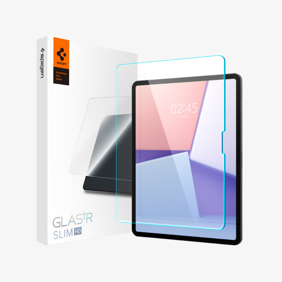 Spigen iPad Air 13'' M3 (2025) / M2 (2024) Cam Ekran Koruyucu GLAS.tR Slim HD