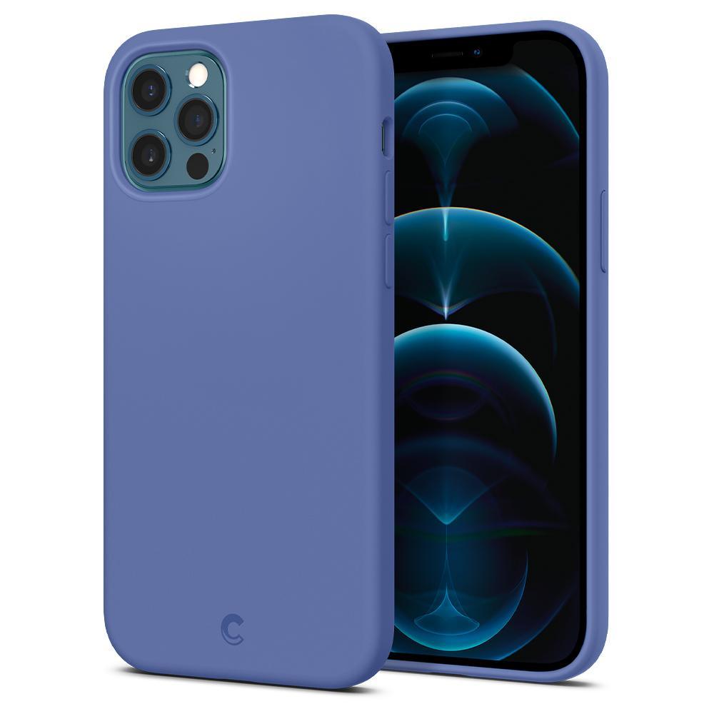 Spigen Ciel by CYRILL iPhone 12 / 12 Pro Kılıf Silicone Linen Blue