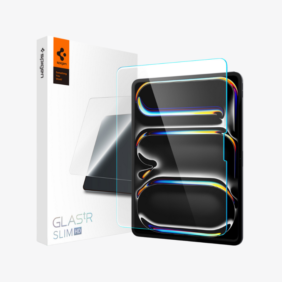 Spigen iPad Pro 13'' (2024) Cam Ekran Koruyucu Glas.tR SLIM HD 1 Adet