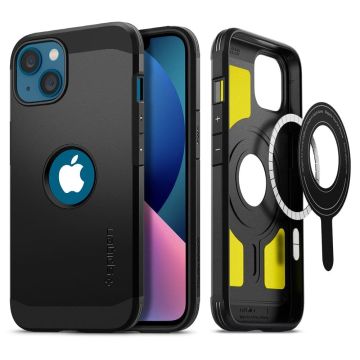 iPhone 13 Kılıf, Spigen Tough Armor Mag (MagSafe Uyumlu) Black