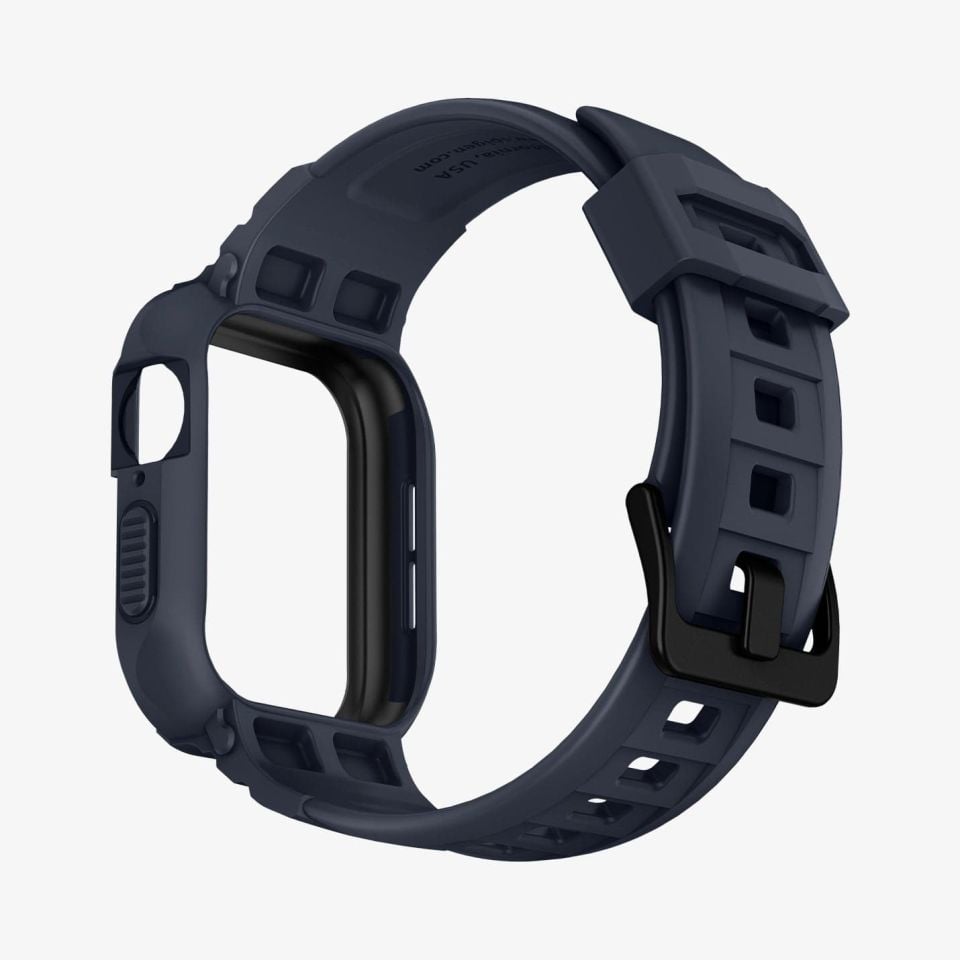 Apple Watch Seri (45mm / 44mm) Kılıf, Spigen Rugged Armor Pro Charcoal Gray