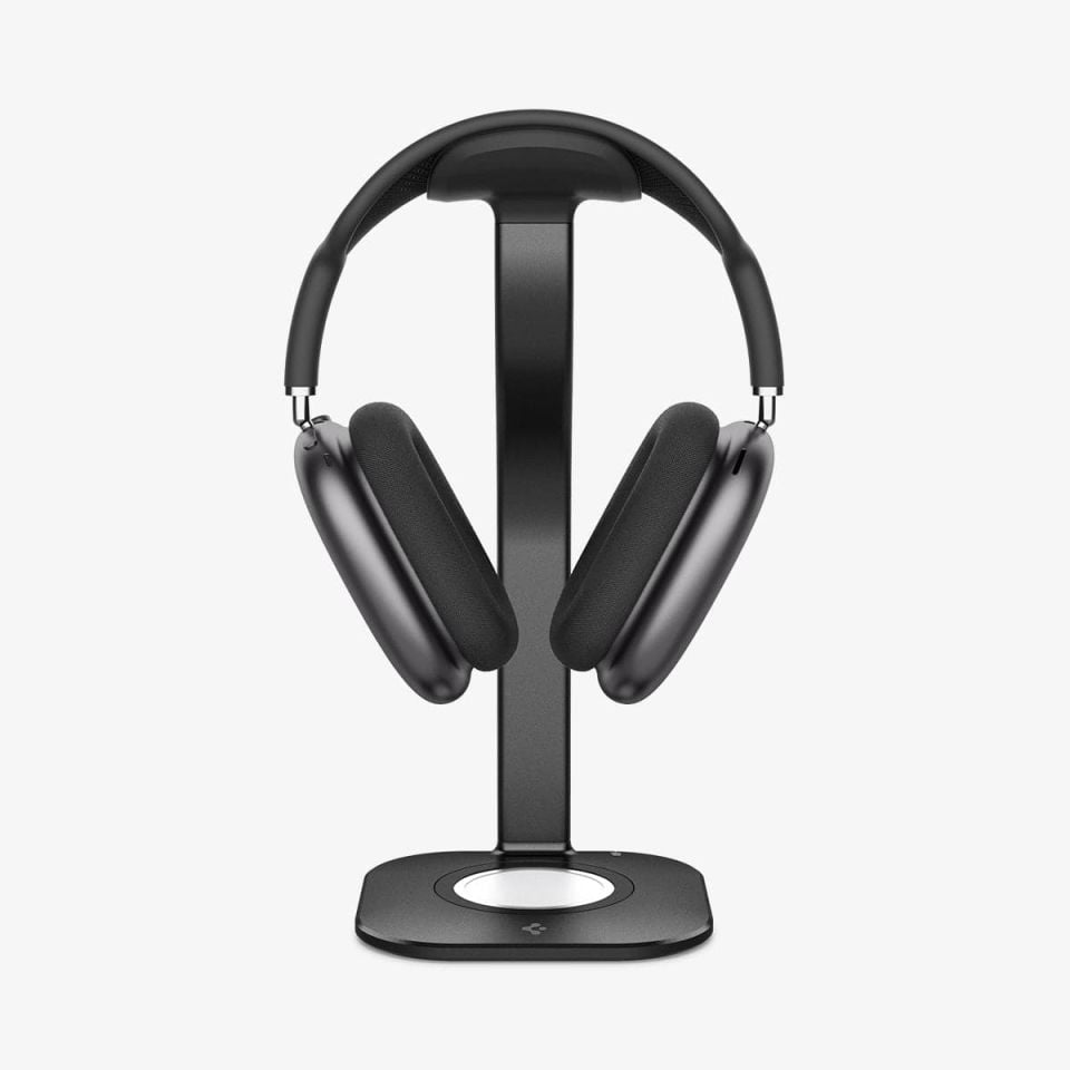 Spigen MagFit iPhone & AirPods Max için MagSafe özellikli Şarj Standı (MagSafe Şarj Dahil Değildir) S380 Black