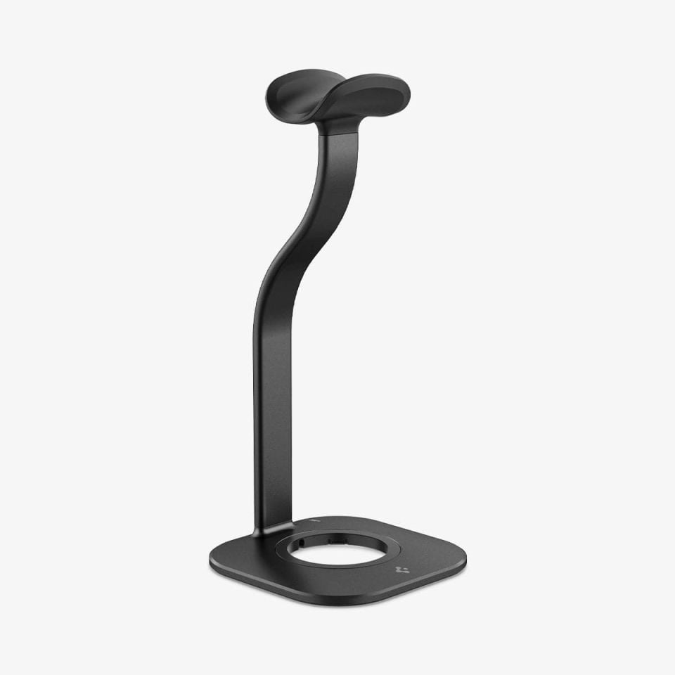 Spigen MagFit iPhone & AirPods Max için MagSafe özellikli Şarj Standı (MagSafe Şarj Dahil Değildir) S380 Black