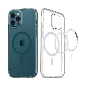 iPhone 12 Pro Max Kılıf, Spigen Ultra Hybrid Mag (MagSafe Uyumlu) Pacific Blue