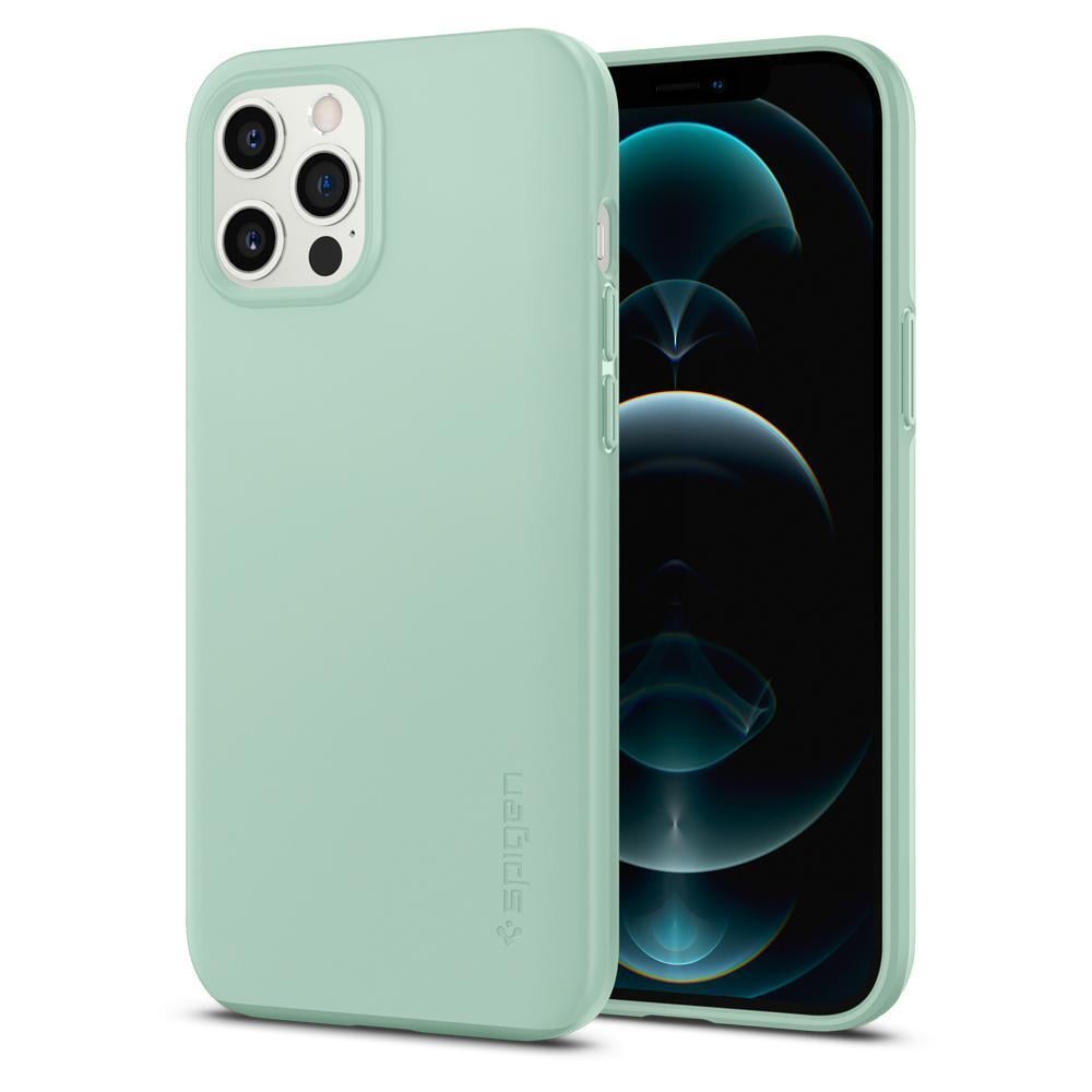 iPhone 12 Pro Max Kılıf, Spigen Thin Fit Pro Apple Mint