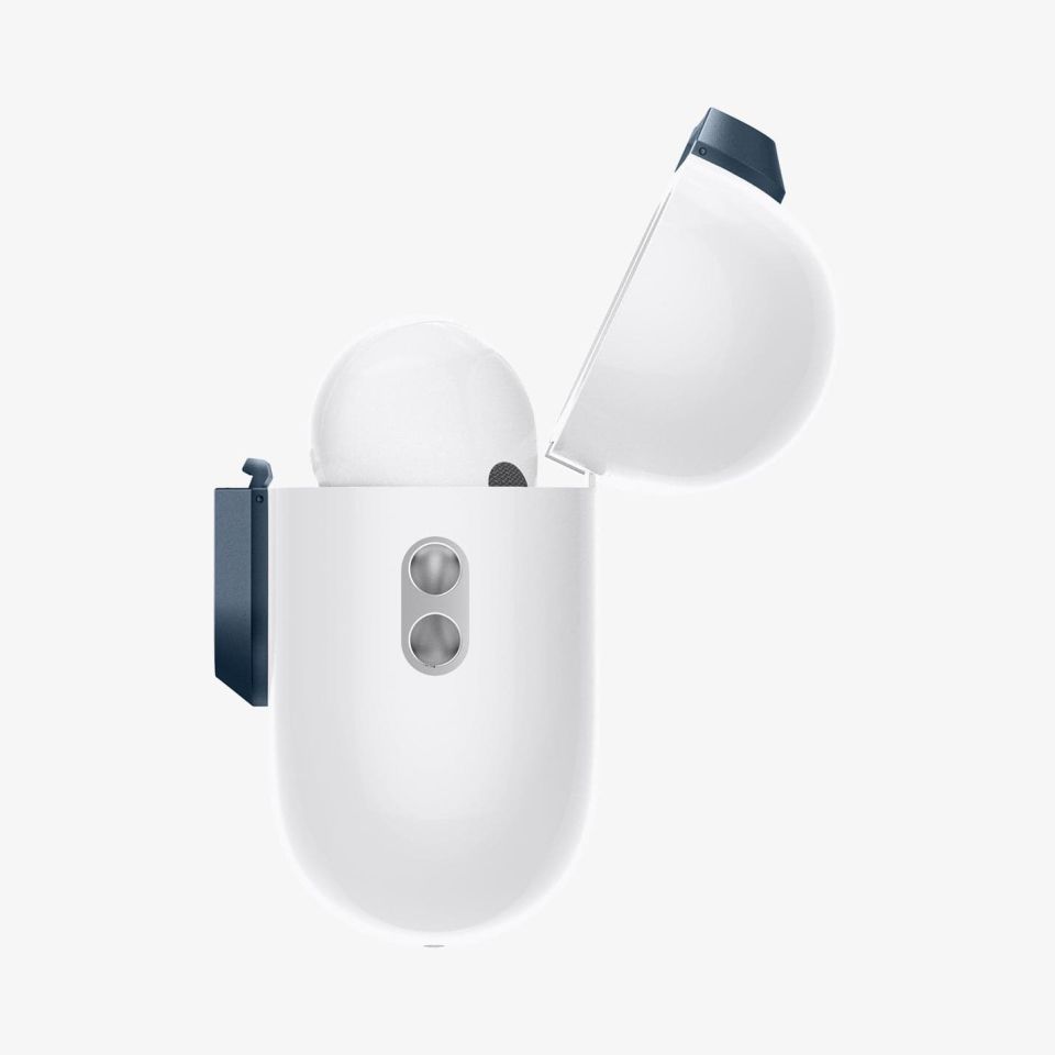 Spigen AirPods Pro / Pro (2. nesil) Koruma Kilidi Lock Fit M Metal Slate