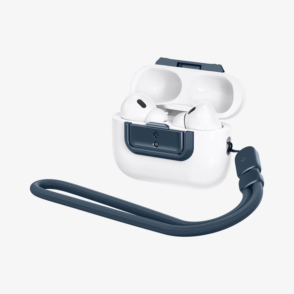 Spigen AirPods Pro / Pro (2. nesil) Koruma Kilidi Lock Fit M Metal Slate
