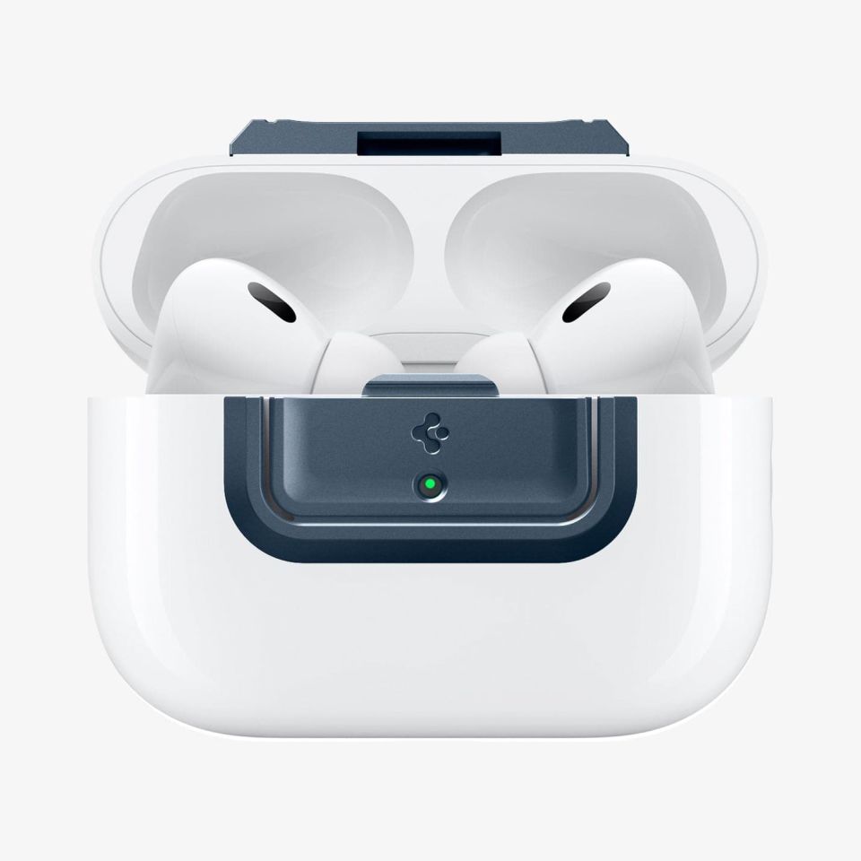 Spigen AirPods Pro / Pro (2. nesil) Koruma Kilidi Lock Fit M Metal Slate