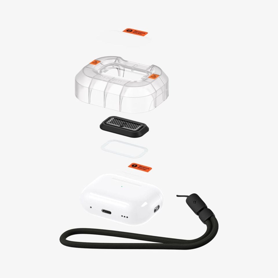 Spigen AirPods Pro / Pro (2. nesil) Koruma Kilidi Lock Fit M