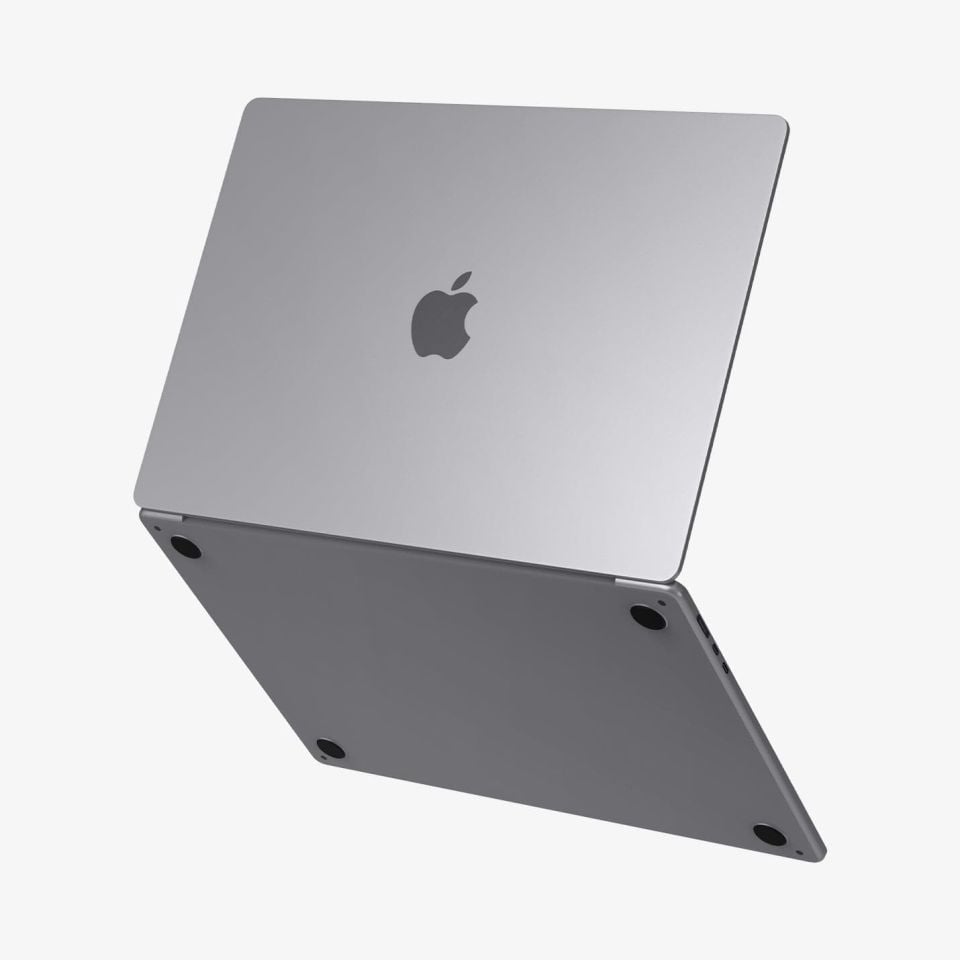 MacBook Air 15\'\' (M2 2023) ile Uyumlu Cam Ekran Koruyucu, Spigen Glas tR SLIM (1 Adet)