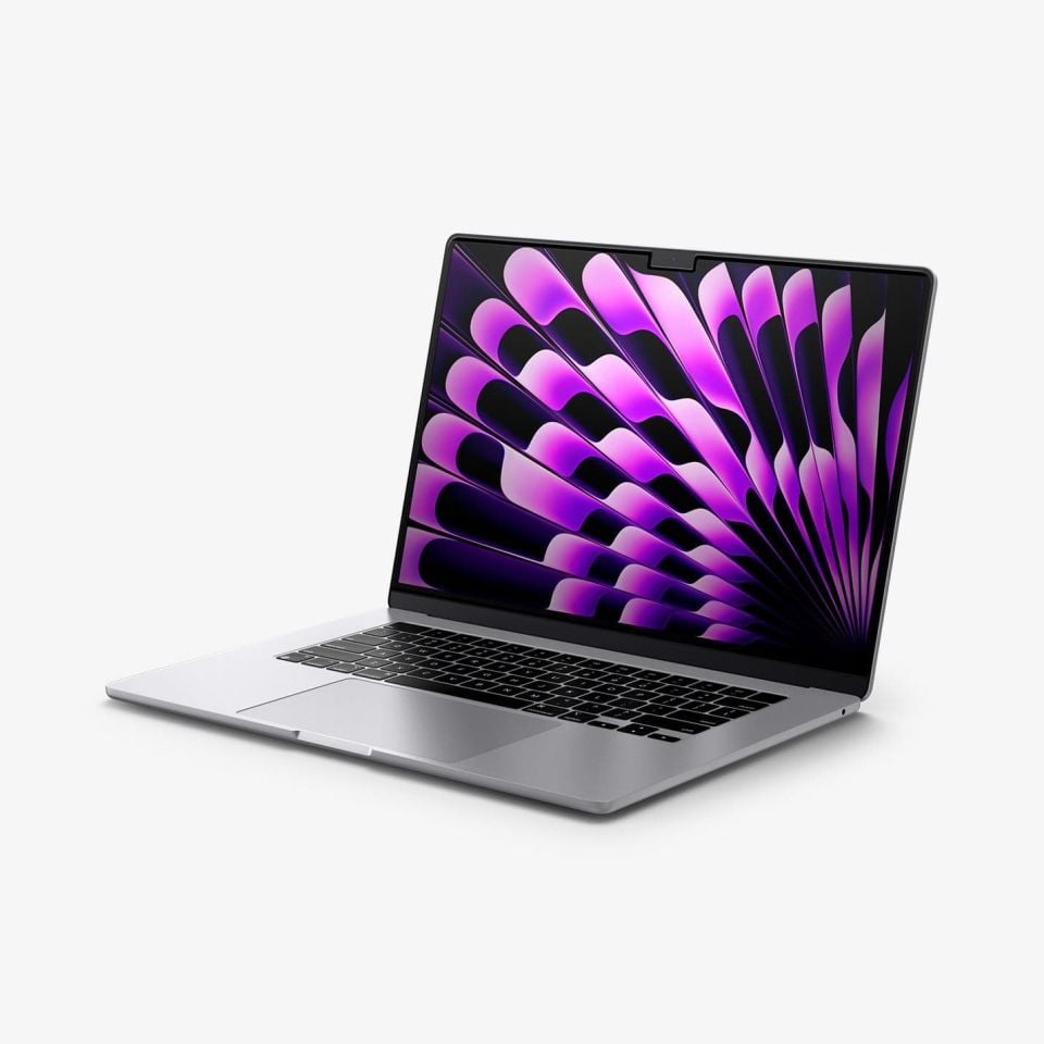 Spigen MacBook Air 15'' M4 (2025) / M3 (2024) / M2 (2023) Hayalet Ekran Koruyucu Safe View Privacy