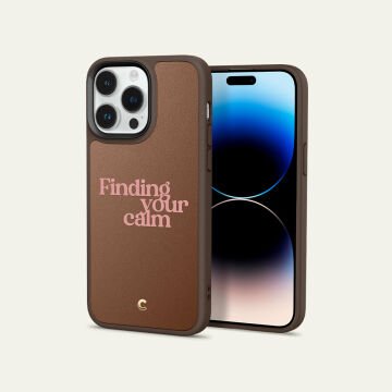 iPhone 14 Pro Max Kılıf, Ciel by Cyrill Kajuk Mag Inner Peace (MagSafe Uyumlu) Brown