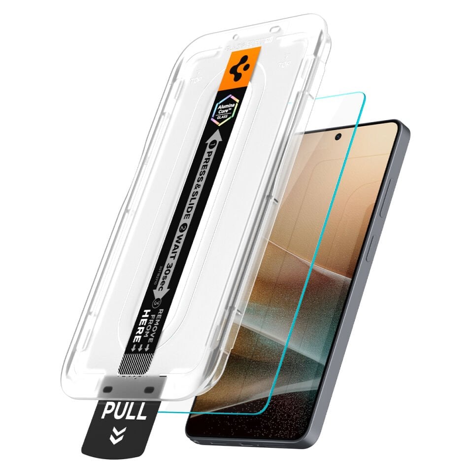 Spigen Samsung Galaxy S26 Ultra ile Uyumlu Cam Ekran Koruyucu AluminaCore™ iyonlaştırılmış Güçlendirilmiş Cam Teknolojisi Anti-Dust Uygulama Kolay Kurulum GLAS.tR EZ Fit Pro (2 Adet) - AGL11068