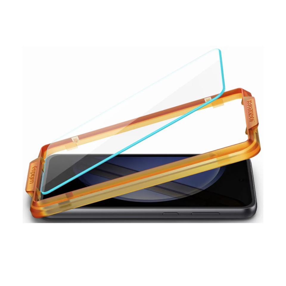 Galaxy S23 FE Cam Ekran Koruyucu, Spigen Kolay Kurulum Glas.tR AlignMaster Full Cover (2 Adet)