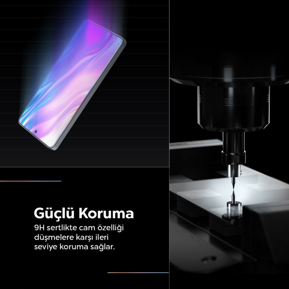 Spigen Samsung Galaxy S26 ile Uyumlu Cam Ekran Koruyucu AluminaCore™ iyonlaştırılmış Güçlendirilmiş Cam Teknolojisi Anti-Dust Uygulama Kolay Kurulum GLAS.tR EZ Fit Pro (2 Adet) - AGL11091