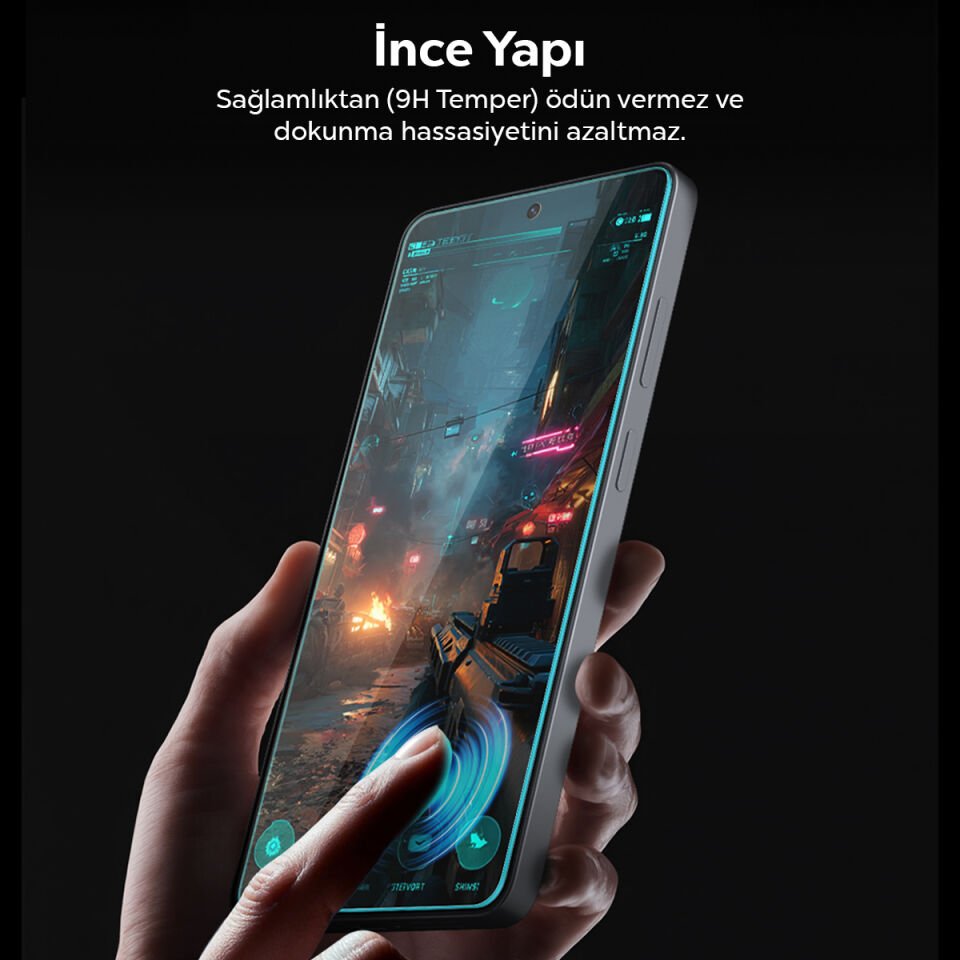Spigen Samsung Galaxy S26 ile Uyumlu Cam Ekran Koruyucu AluminaCore™ iyonlaştırılmış Güçlendirilmiş Cam Teknolojisi Anti-Dust Uygulama Kolay Kurulum GLAS.tR EZ Fit Pro (2 Adet) - AGL11091