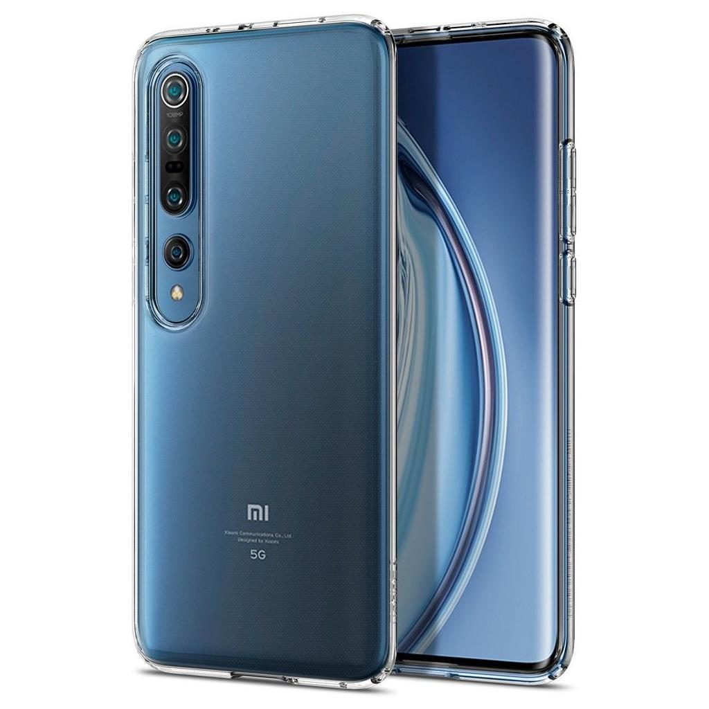 Xiaomi Mi 10 Pro / Mi 10 Kılıf, Spigen Liquid Crystal 4 Tarafı Tam Koruma