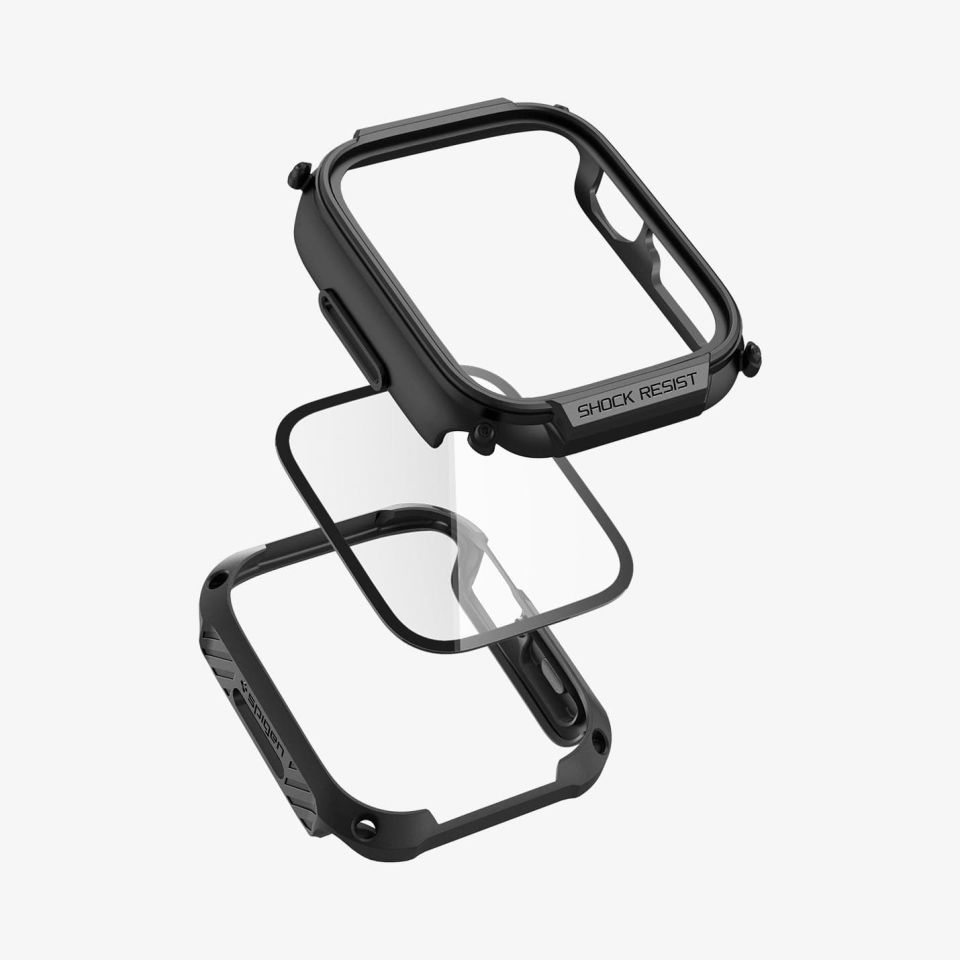 Spigen Apple Watch 41mm (Seri 9/8/7) Kılıf Tough Armor Black