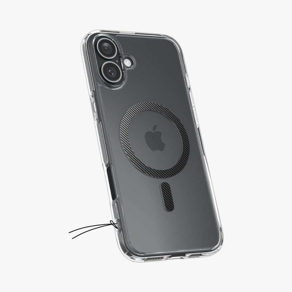 Spigen iPhone 16 Plus Kılıf Ultra Hybrid MagFit MagSafe Özellikli Carbon Fiber