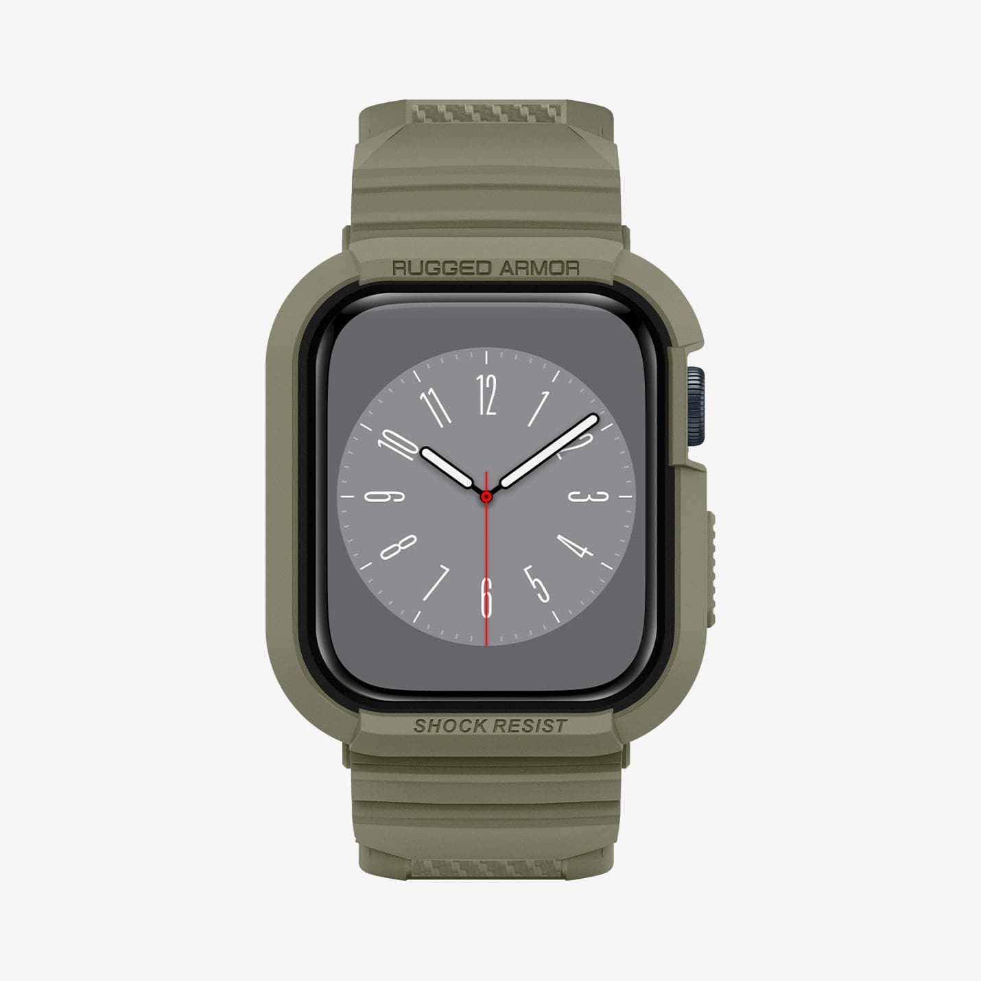 Spigen Apple Watch 45mm (Seri 9/8/7) Kılıf & Kordon Kayış Rugged Armor Pro
