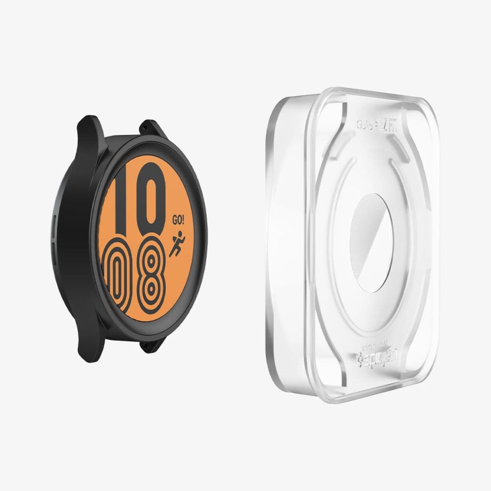 Galaxy Watch 5 Pro (45mm) Cam Ekran Koruyucu Kolay Kurulum, Spigen Glas tR EZFit (2 Adet)