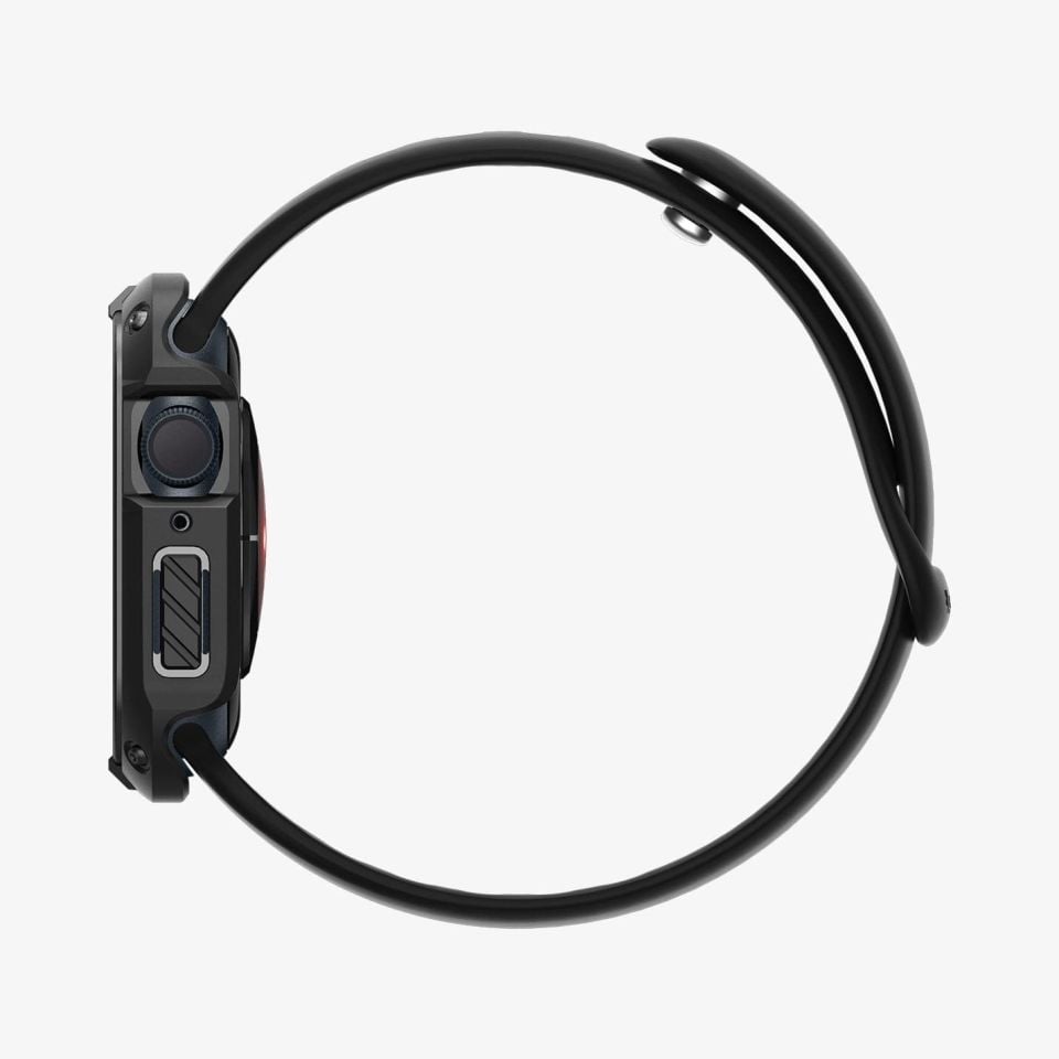 Spigen Apple Watch 45mm (Seri 9/8/7) Kılıf Tough Armor Black