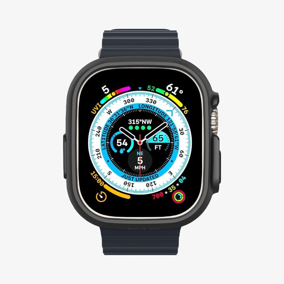 Spigen Apple Watch Ultra 2/1 (49mm) ile Uyumlu Kılıf Thin Fit Black