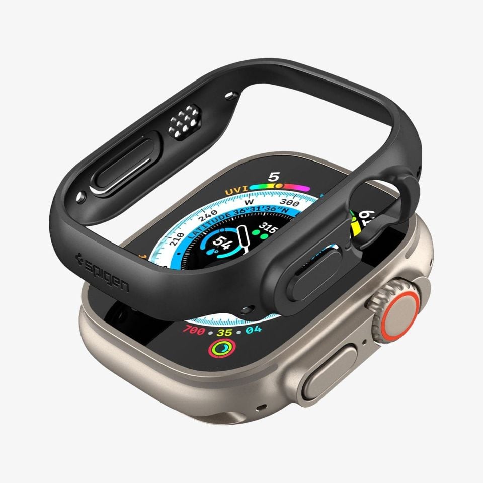 Spigen Apple Watch Ultra 2/1 (49mm) ile Uyumlu Kılıf Thin Fit Black