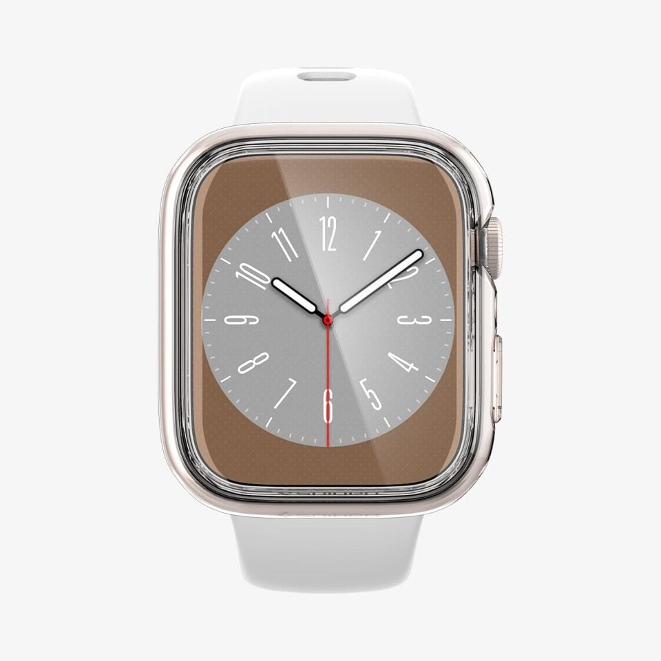 Spigen Apple Watch 45mm (Seri 9/8/7) Kılıf Ultra Hybrid Crystal Clear