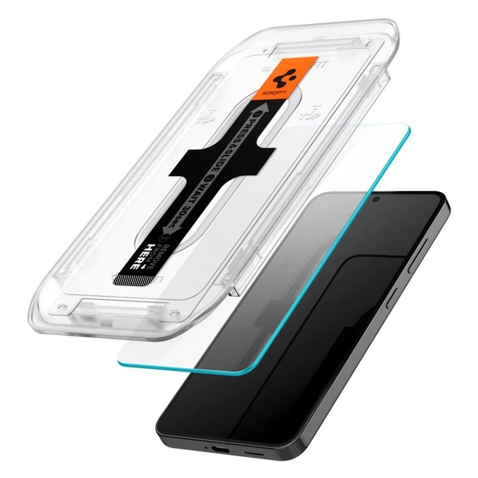 Spigen Galaxy S25 / S24 Cam Ekran Koruyucu Kolay Kurulum Glas.tR EZ Fit HD (2 Adet) - AGL07440