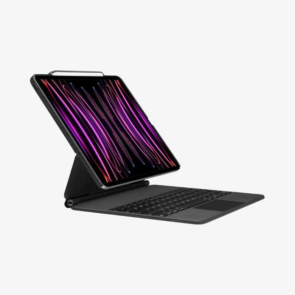 iPad Pro 12.9'' (2022 / 2021) Kılıf, Spigen Thin Fit Pro Black
