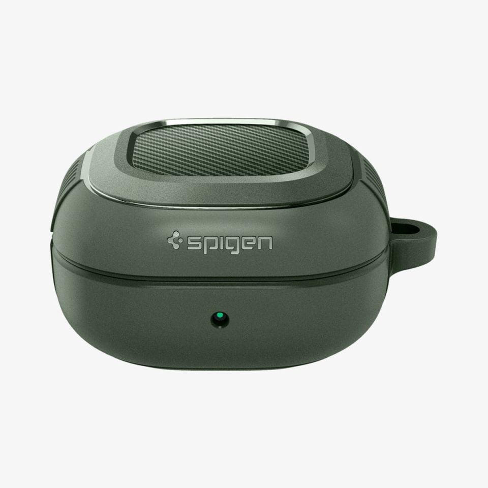Galaxy Buds Pro / Live Kılıf, Spigen Rugged Armor Military Green