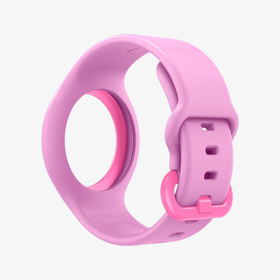 AirTag Kılıf, Spigen Wrist Band Play 360 Candy Pink