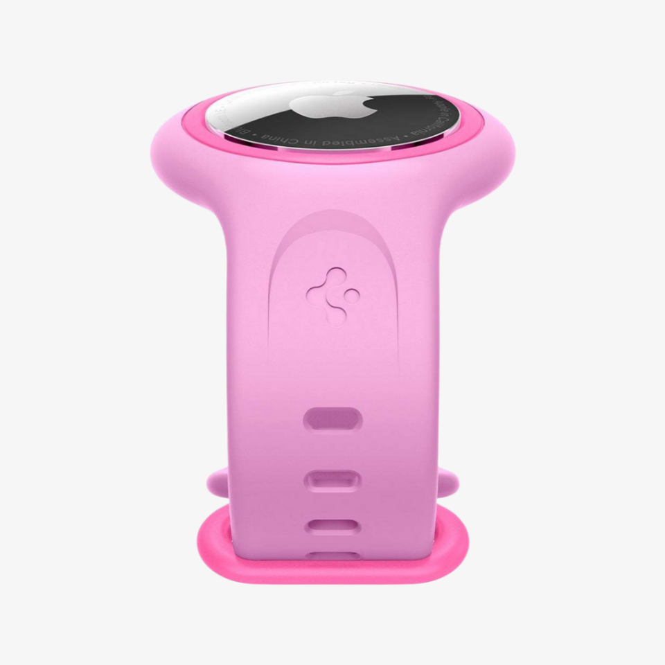 AirTag Kılıf, Spigen Wrist Band Play 360 Candy Pink